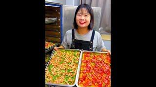 The steamed rice in the school restaurant is fast to serve. #lazy steamed rice #snacks suitable for