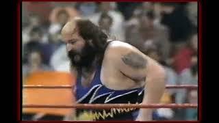 Earthquake Vs Jobber William Ford on WWF Superstars 1991 Classic TV