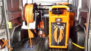 Vivaro Hot Water Window Cleaning System with Raised Electric Reel