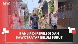 BANJIR DI PEPELEGI DAN SAWOTRATAP BELUM SURUT