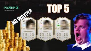 INSANE BASE ICON PLAYER PICK TOP 5!!! FIFA 21 FUT ICON SWAPS BASE ICON 1 OF 3 PP DO THEY PAY OUT?