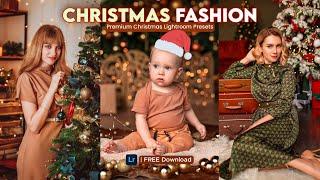 Christmas Fashion FREE Lightroom Presets DNG and XMP | Christmas Lightroom Presets FREE Download 