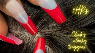 ASMR | 2HRs Intense Nitpicking & Deep Scalp Scratching Triggers - ALLZOOMED