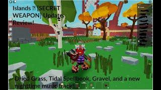 Roblox Islands (Skyblox) SECRET WEAPON Update Review - How to craft the Tidal Spellbook and more!