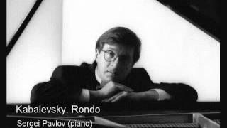 Sergei Pavlov plays Rondo by Kabalevsky