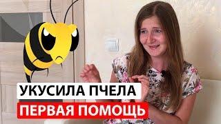 Первая помощь при укусе осы или пчелы