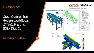 Steel Connection design workflows: STAAD.Pro and IDEA StatiCa