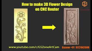 3D Panel Design Making On CNC Router #gszone #first #on #Camera #Operating #cnc_router #set #model