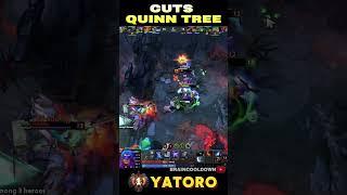 YATORO SURPRISE CUT QUINN'S TREE #dota2 #dota2clips #dota2highlights #yatoro #antimage