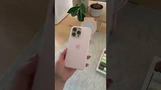 iphone 14 pro max (gold) aesthetic unboxing #shorts