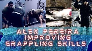 Alex Pereira improving grappling skills | Islam Makhachev & teamkhabib fishing at Elbrus