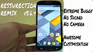 Ressurection Remix v5.6.4 (6.0.1_r13) on Galaxy S4 i9500