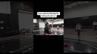 Lacy presses Mar3lg for taking his girl  #funny #lacy #viralvideo #basketball