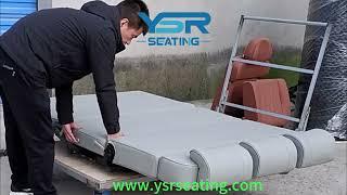 Extremely Cost-Effective RV Seat Bed YSR Seating Three Fold RV Seats And Parts Camper Seat Van Seat