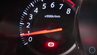 Brake Warning Light while driving {quick video}