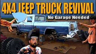 Reviving a JEEP J20 into a Tremors-Inspired 4x4 BEAST!