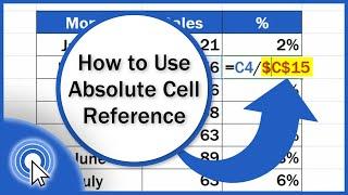 How to Use Absolute Cell Reference in Excel