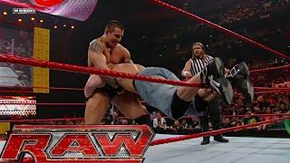 Randy Orton vs John Cena (Triple H As Special Guest Referee) RAW Feb 18,2008