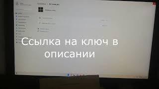 Активация Windows 11 Pro OEM ключом, купленным на OZON за 384 рубля