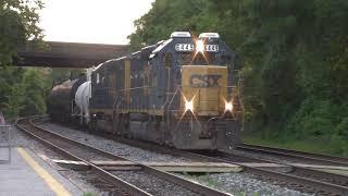 Y264 the Evening Switcher Pushing Cab 903905 with Slug Set 6445/2238 at St Denis MD