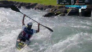 K1 Men Slalom Final - TOP 3 HIGHLIGHTS / 2025 ICF Canoe Slalom World Cup Pau France