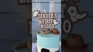  Zander’s First Rodeo Cake | Cake by Kiwis Treat House | Little Dance Topper Feature 