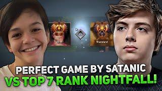 PERFECT GAME by SATANIC on TERRORBLADE vs TOP 7 RANK NIGHTFALL!