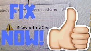 sihost.exe unknown hard error windows 10 (Fixed)