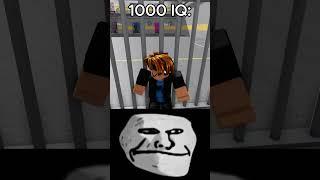 Roblox 1000 IQ Moment(Troll Face Meme)#roblox #shorts