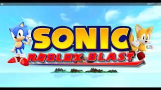 sonic roblox blast roblox gameplay