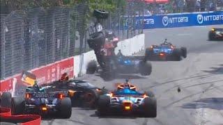 Huge Indycar crash at Toronto!