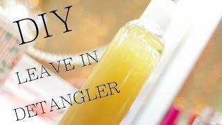 DIY All Natural Leave In Detangler for Natural Hair