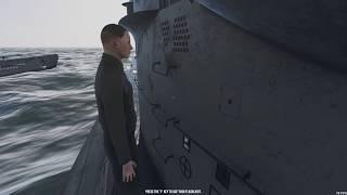  Wolfpack игра. Баг с лестницей на палубе + баг с окошком в рубке.