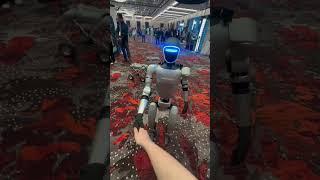 Meet Unitree G1: the future of #humanoid #robotics at Commercial UAV Expo 2024