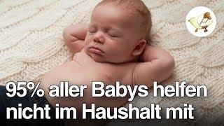 Generation Null Bock: 95% aller Babys helfen nicht im Haushalt mit [Postillon24]