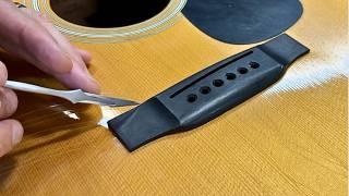 Avoiding Mistakes: How to Glue an Acoustic Guitar Bridge