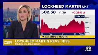 Lockheed Martin reports Q4 earnings, misses revenue estimates