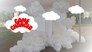 GAME CHANGER | Balloon Clouds | Balloon Garland Tutorial | On Cloud Nine | How to | DIY