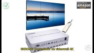 EL MEJOR CONTROLADOR DE VIDEO 4K PARA TU HOGAR - GKRONG Controlador de videowall 4K