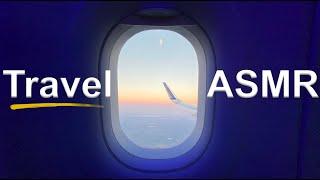 Let’s Go on Vacation | ASMR of Traveling | Sounds of Airports, Airplanes, Beach Waves .. | ASMR Vlog