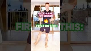 Exercises to strengthen your balance and  avoid a future fall as senior! #seniorfitness