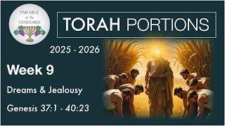 Torah Portion Week 9 - Genesis 37:1 - 40:23  (Joseph's Dreams - Envy & The Brethren)  2025 - 2026