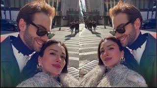 burak berkay akgül and ozge yagiz  Spotted in Romantic Mood while in New York ️