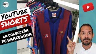 My COLLECTION of FOOTBALL CLUB BARCELONA SHIRTS Vintage FCB Nike Jerseys | E5 YouTube #Shorts