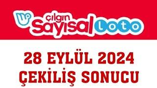 Çılgın Sayısal Loto Çekiliş Sonuçları 28 Eylül 2024