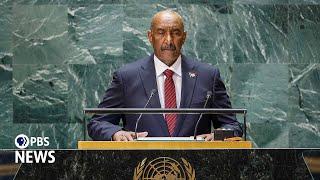 WATCH: Sudan military leader Abdel-Fattah Al-Burhan speaks at 2024 UN General Assembly