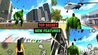 Hulk secret power | all new secret features and cheat code | big aeroplane | indian bike driving 3d