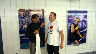 2013 US Open - Rafa Meets Superfan Cameron Hughes