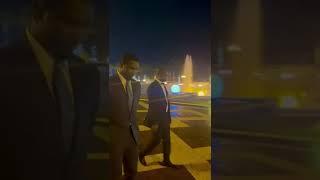 Samuel Eto’o au palais de l’unité