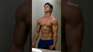 Fitness Model Bodybuilding Youtuber Muscle Pump Posing Tommy Krymer Styrke Studio #aesthetic #abs